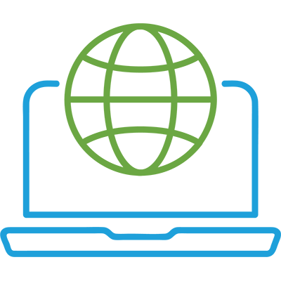 Online delivery icon