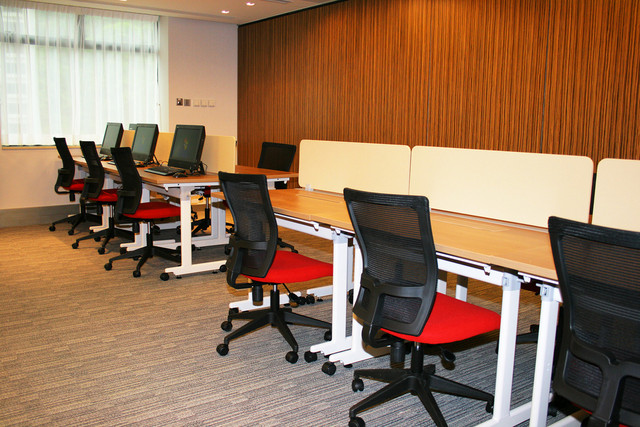 Image of library seating area